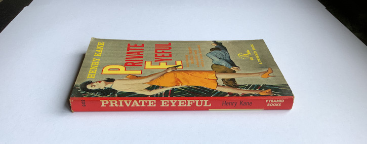 PRIVATE EYEFUL US Pulp Fiction Crime book 1959 1st edition